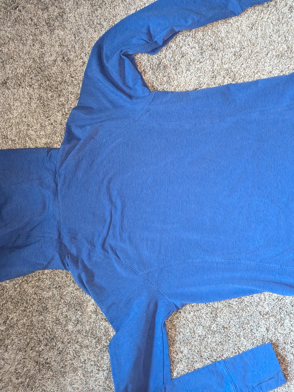 Athleta Sentry Periwinkle Blue Pullover Hoodie - Picture 5 of 8